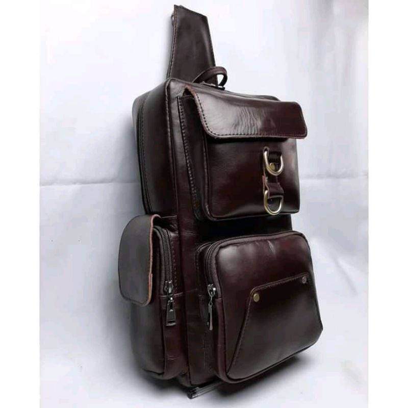 Ransel kulit sapi asli leather original