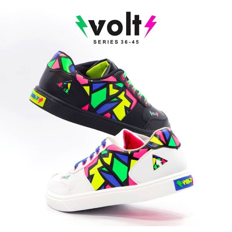 AEROSTREET VOLT PUTIH NEON - SEPATU SNEAKERS CASUAL