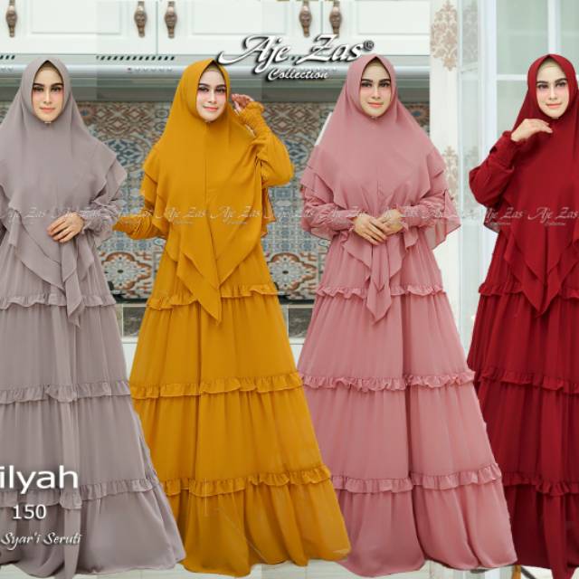 Gamis syar'i ajezas canda hilya