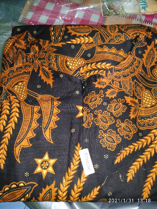 Maura Couple - Sania Ruffle Batik Couple Ori Ndoro Jowi Garansi Termurah Shopee - Batik Modern Solo