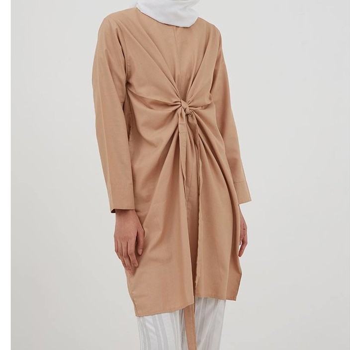 Style You - Atasan Tunik Wanita Kiyoko Khaki