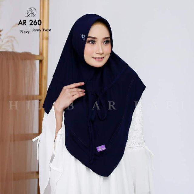 Hijab arrafi ORI AR 260 hijab instan best seller-navy