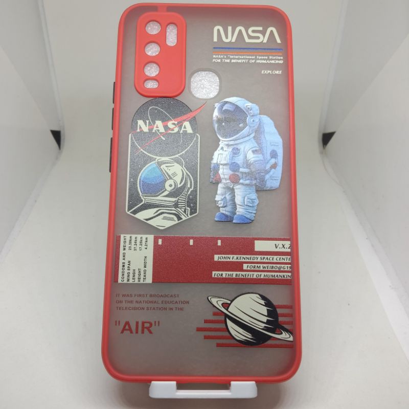 CASE CASING KESING BACKDOR BACKDOOR HANDPHONE HAPE HP FOR VIVO Y30 Y 30 Y30i Y 30i Y50 Y 50 RED NASA