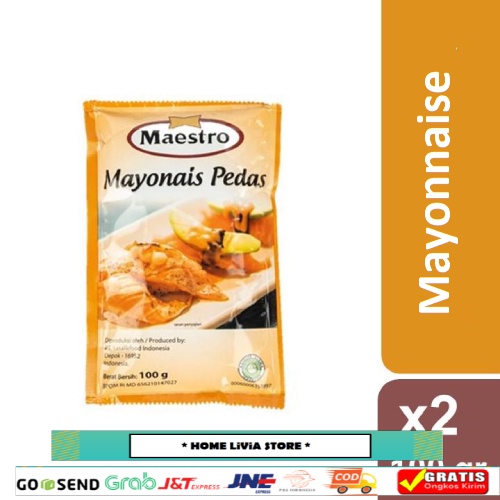 

Maestro Mayonnaise Pedas Sachet 2 x 100 gr