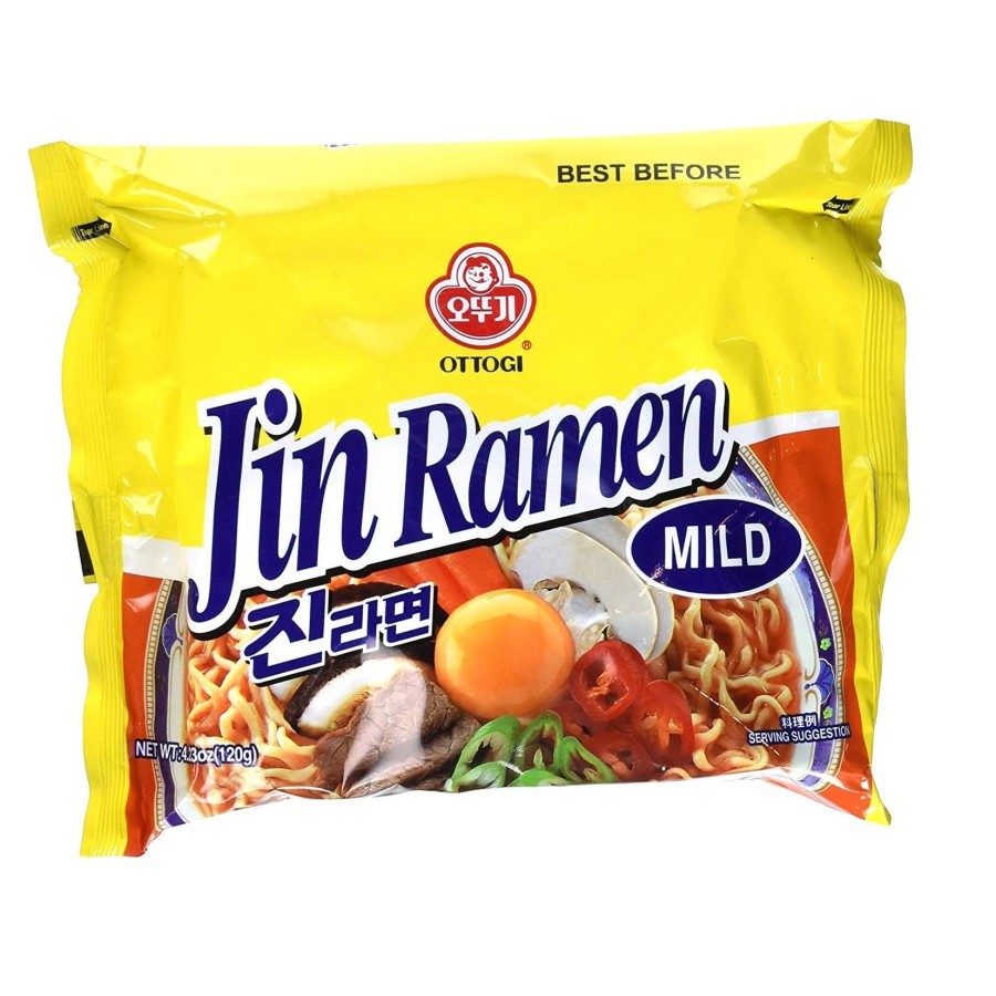 Ottogi Jin Ramen Mild 120gr Korea Otogi Mie Korean Noodle