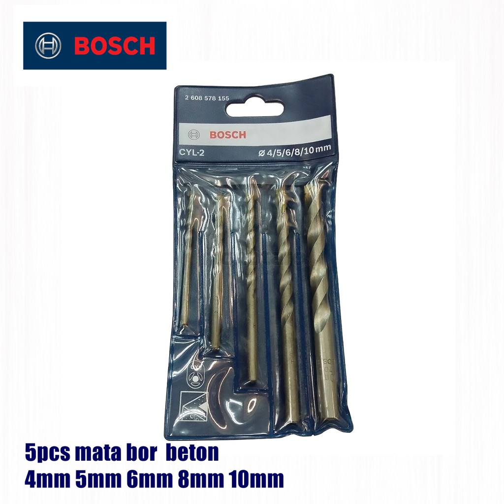 Mata bor tembok beton set 5pcs  mata bor impact BOSCH Original