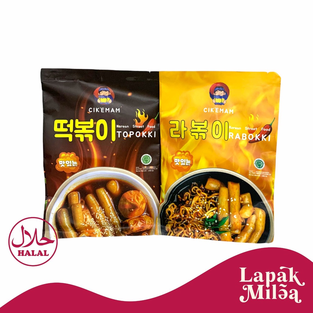 Jual Cik Emam Rabokki Topokki Baso Aci Original Pedas Gurih Instant Korean Food Makanan Korea 