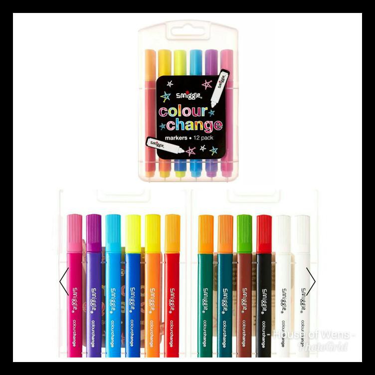 

BANTING HARGA SMIGGLE COLOUR CHANGE MARKER PACK X12 - SPIDOL SMIGGLE PAKET ALAT TULIS MURAH