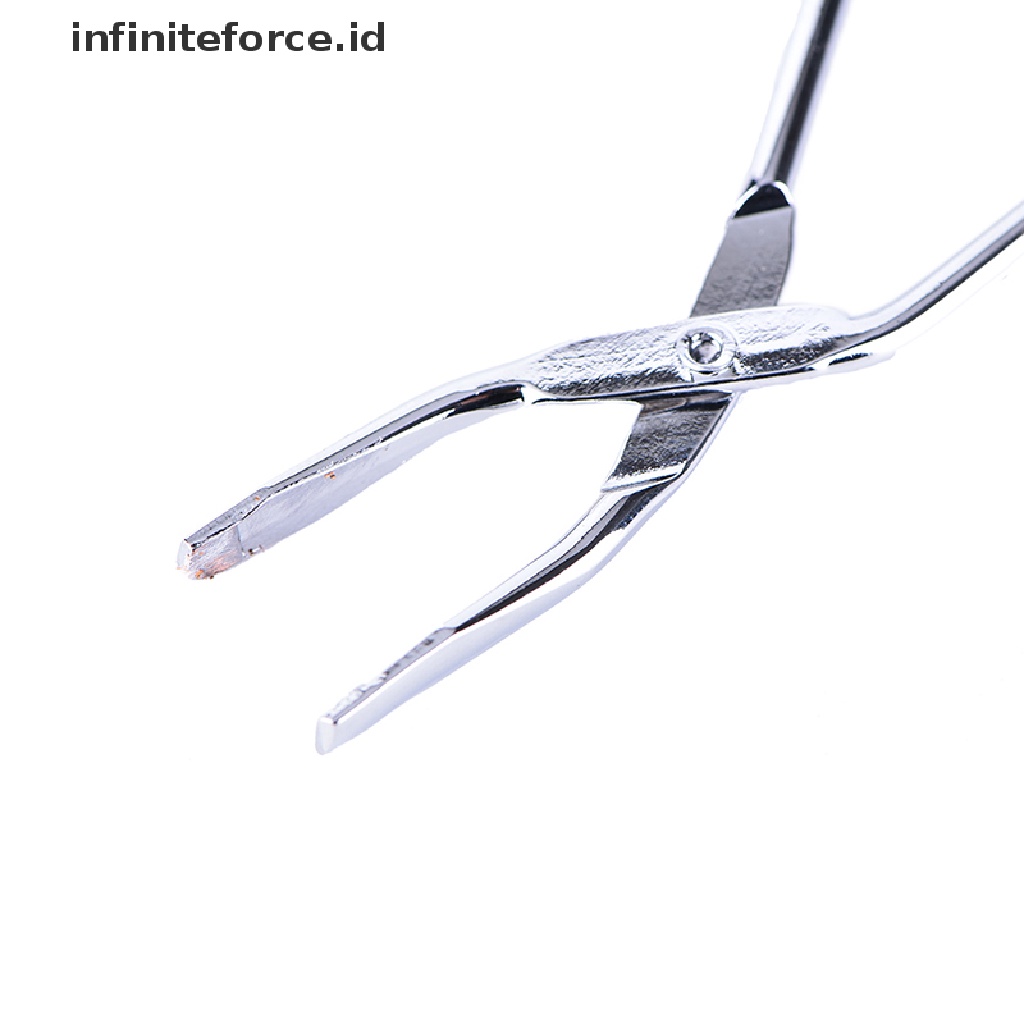 (Infiniteforce.Id) Gunting Alis Ujung Flat Bahan Stainless Steel