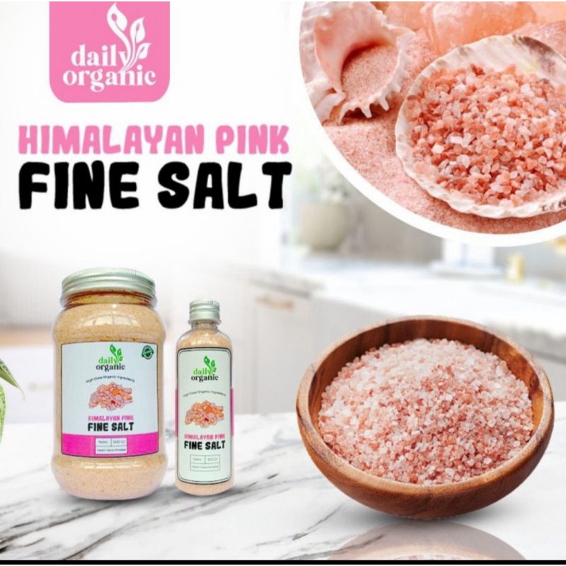 

Himalayan pink fine salt Daily organic 500gr