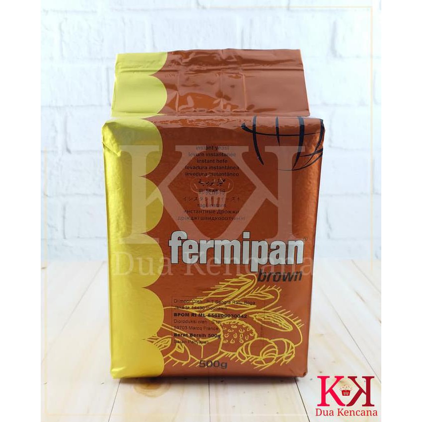 

Toko-Bahan-Kue- Ragi Yeast Ragi Kering Fermipan Brown 500 Gr -Terlengkap-Termurah-Dijamin.