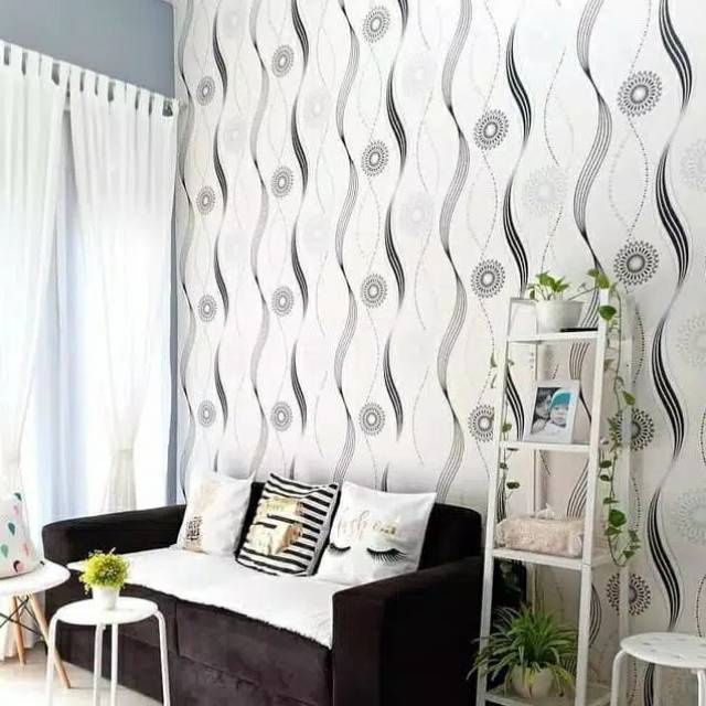 PROMO PAKET 4 ROLL WALLPAPER STICKER DINDING/ WALLPAPER RUANG TAMU/ WALLSTICKER/ MOTIF TERMURAH