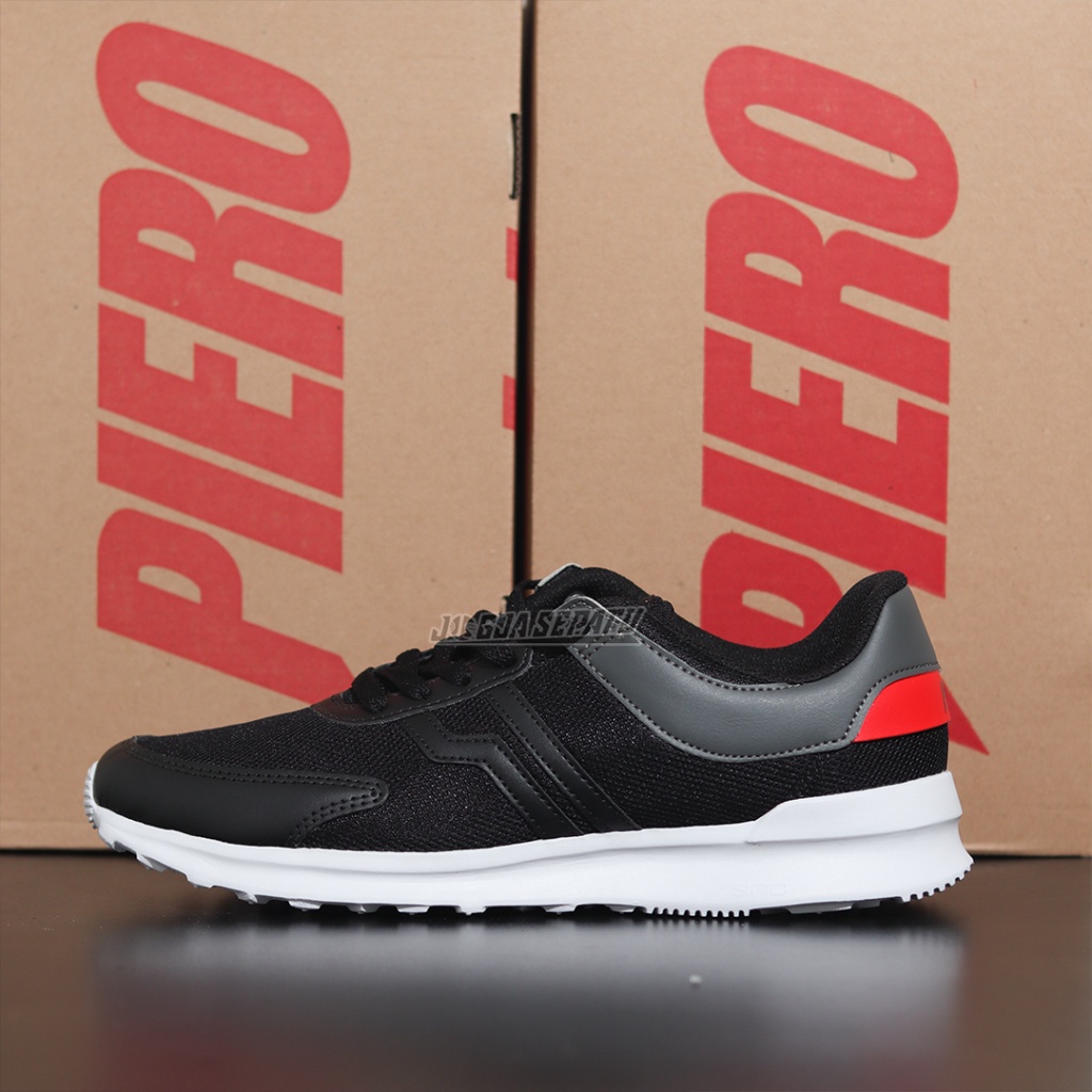 Piero Sepatu Sneakers Hogan - Black/White