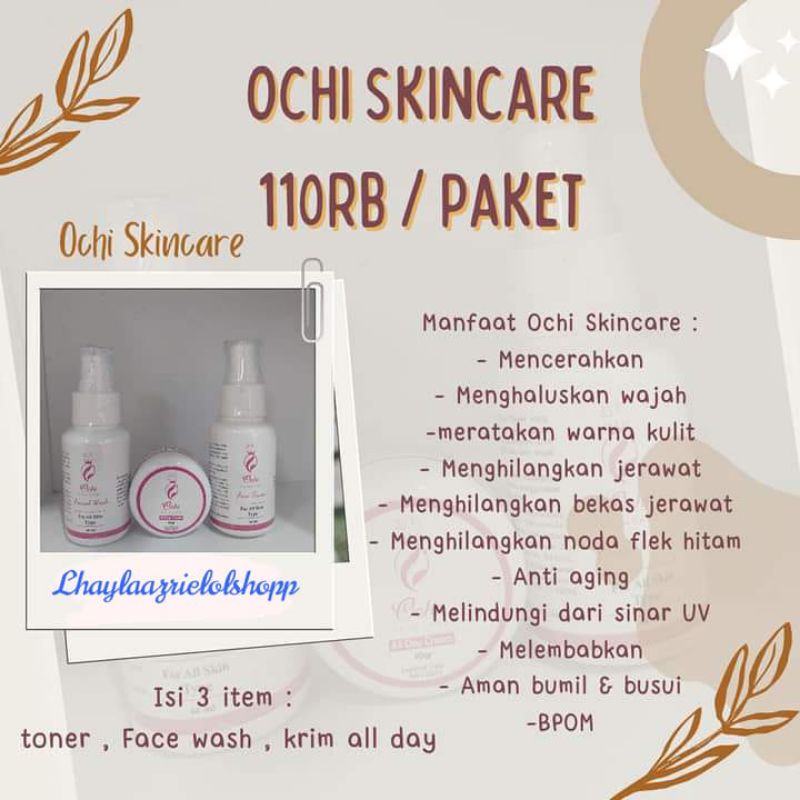 OCHI SKINCARE BPOM ORIGINAL