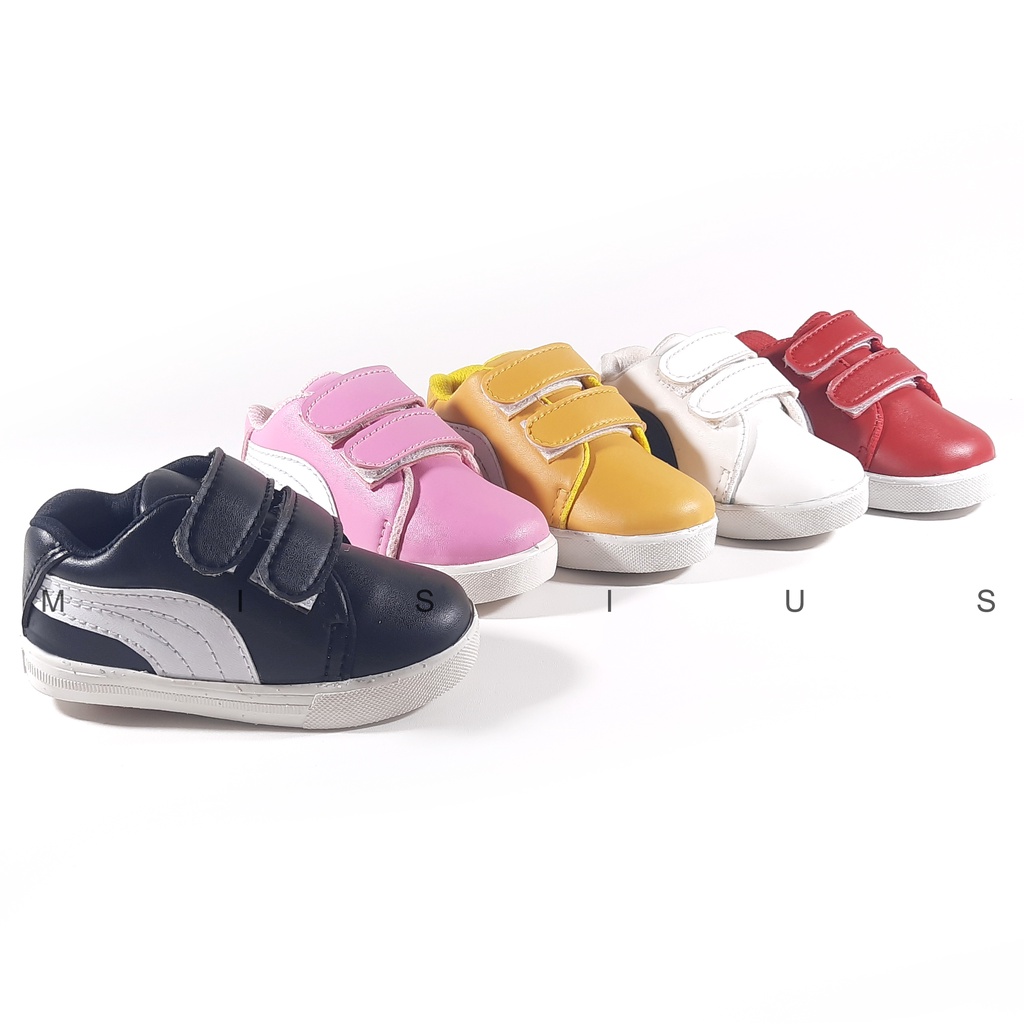 Misius - YUMMA Sepatu sneakers anak nyaman double velcro