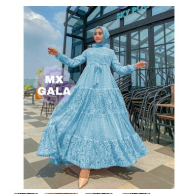 Gamis Terbaru 2021 Ceruty Babydoll Premium Motif Bunga ceruti Wanita Kondang Pesta Lebaran Kekinian