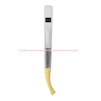 Qvs Slent Tweezer Easy View Tip 24Carat Pingset Cabut Bulu Bahan Stainless Steel Gold Qveest Twee Zer