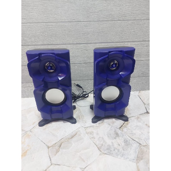 FLECO F 026 SPEAKER KOMPUTER MULTIMEDIA SUARA BASS DAN ADA TWETTER SPEAKER FLECO F 026 SEPASANG SPEAKER