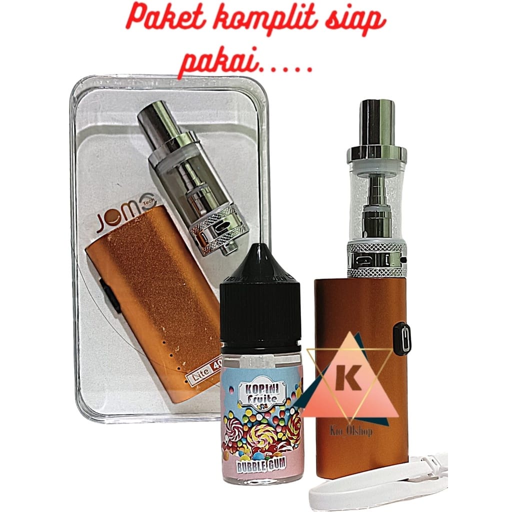 Terbaru New elektronik lainnya Vapoor Jomo Lite 40 Full Set |  40watt |  Kit |  Cod |  Murah |  Koil |  Lite40 Fuul |  Ngebul My one jaya