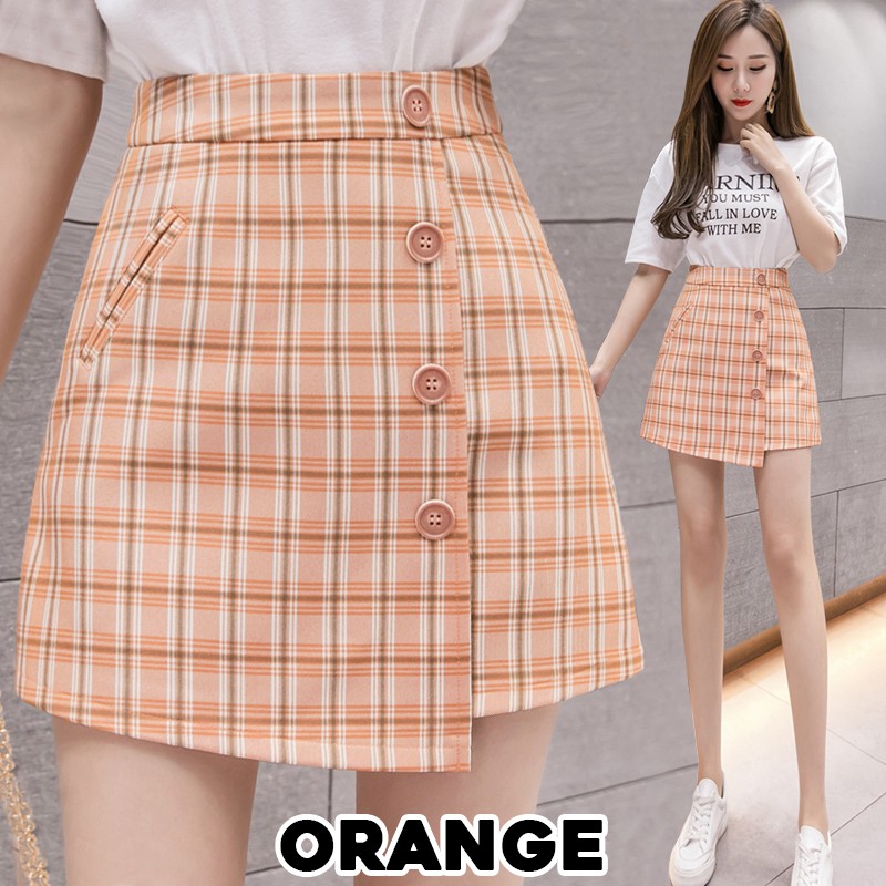 KARAKOREA 8290 Bestie Skirt/Korean Mini Skirt/Rok Pendek/Rok Korea Skirt