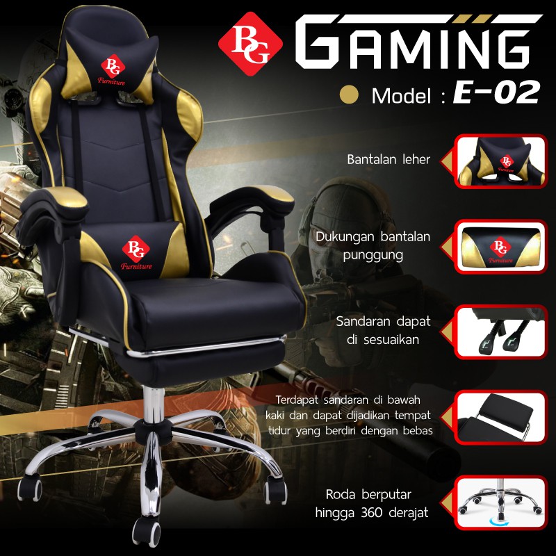 BG SPORT KURSI  VIDEO GAMING  LIVE SHOW SANTAI MEWAH GAMING  