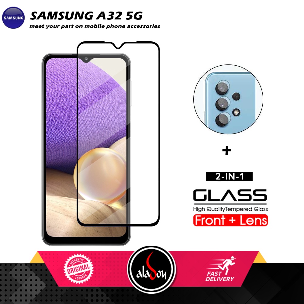 Tempered Glass Layar Samsung A32 5G Free Tempered Glass Camera