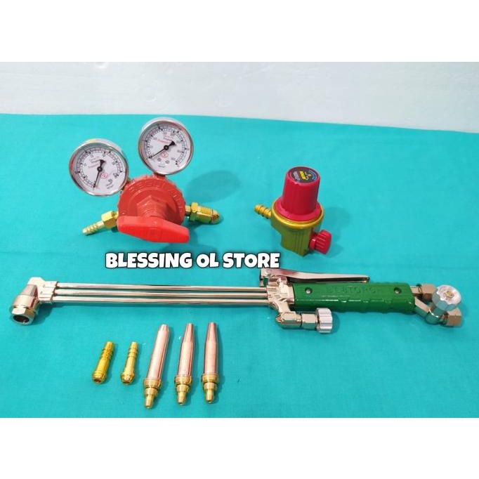 PAKET REGULATOR+CUTTING TORCH/REGULATOR HP SOLID/REGULATOR LPG