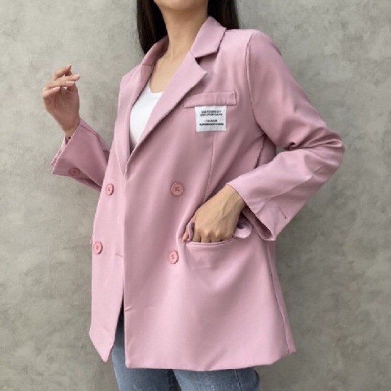 BLAZER IMPORT WANITA ASIA KOREA JEPANG HARAJUKU AM6