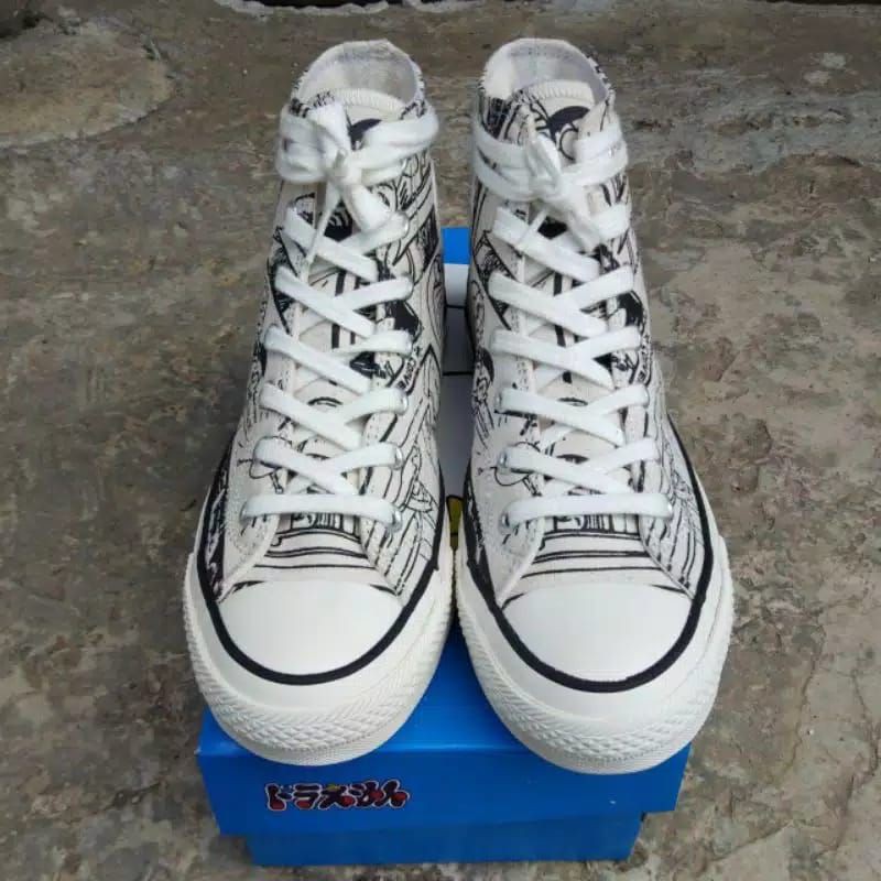 LIMITED CONVERSE 70S HIGH DORAEMON COMIK  EGRET BNIB TERLARIS