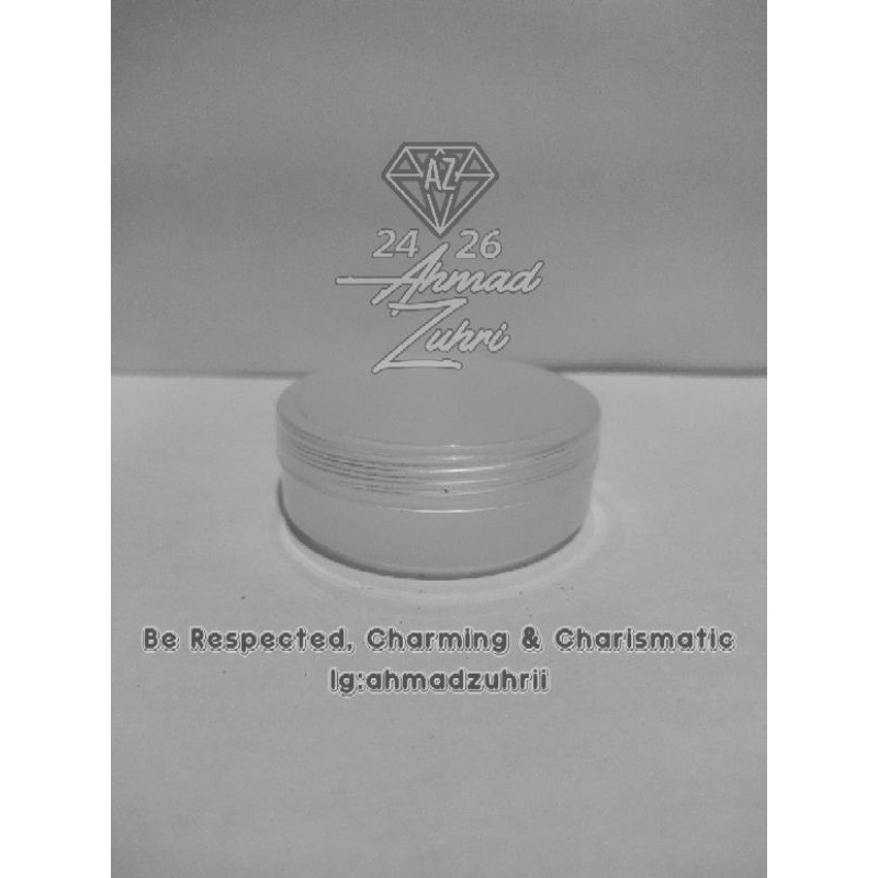 Pot Lulur 50 gr Transparant - Pot Lulur 50gr Transparan
