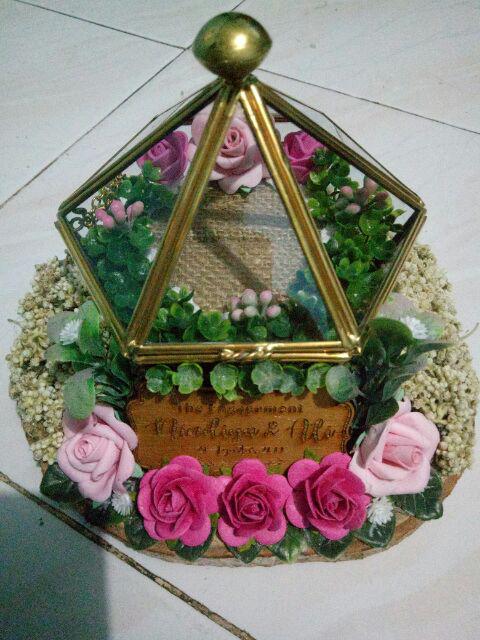 Tempat Cincin /terarrium Ringbox /ringbearer/ Tempat Maskawin/tempat Cincin Rustic /terarrium Rustic