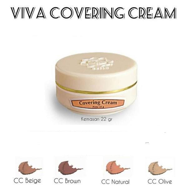 ✿ELYSABETHME✿ (🆅🅸🆅🅰) Viva covering cream coklat pot concealer meutup noda dan bekas jerawat concealing foundation