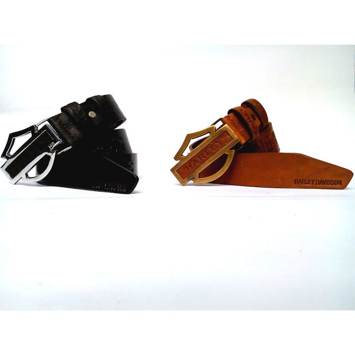 IKAT PINGGANG HARLEY DAVIDSON KULIT ASLI, SABUK HARLEY DAVIDSON KULIT ASLI