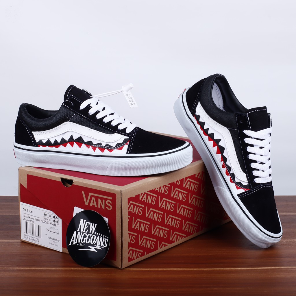 bape shark vans old skool