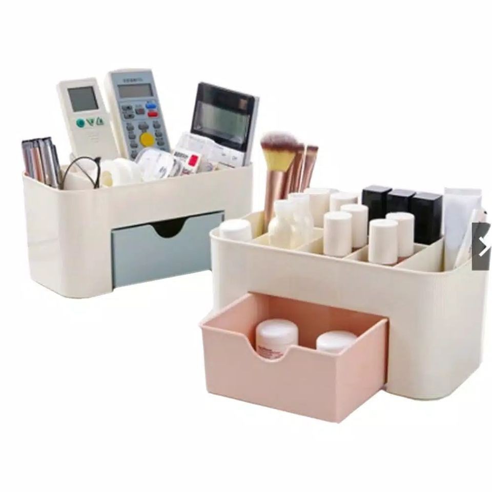 Rak Kosmetik Mini / Rak Kosmetik Plastik Multifungsi / Organizer Kosmetik