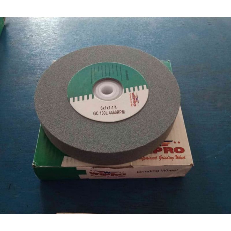 Batu Gerinda Duduk 6" 6 Inchi GC100 #100 Grade 100 Grit 100 Wipro