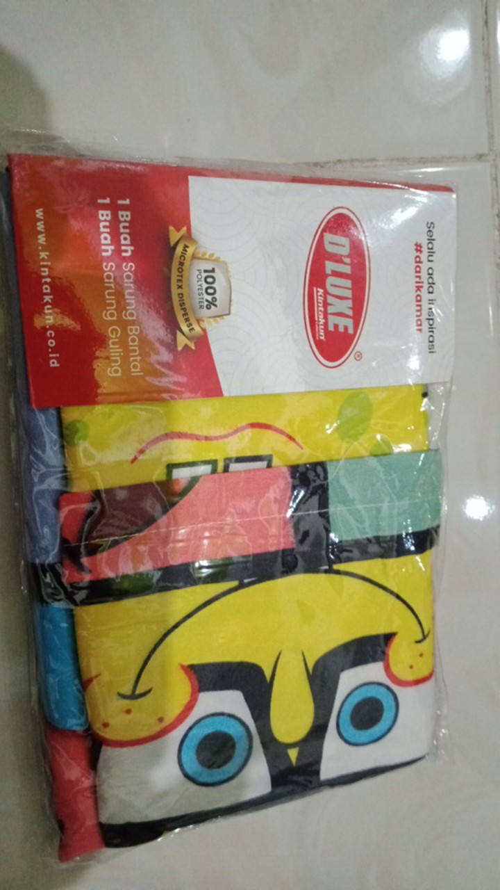 Sarung Bantal Guling Tidur Set Kintakun Deluxe Dluxe Minimalis Grosir Murah