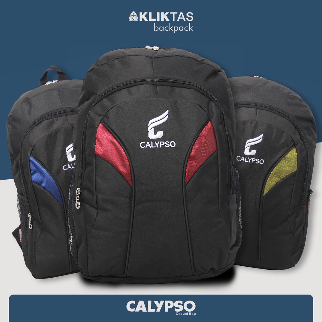 [KLIKTAS] Backpack Calypso Power type C - Tas Ransel laptop kerja sekolah kuliah