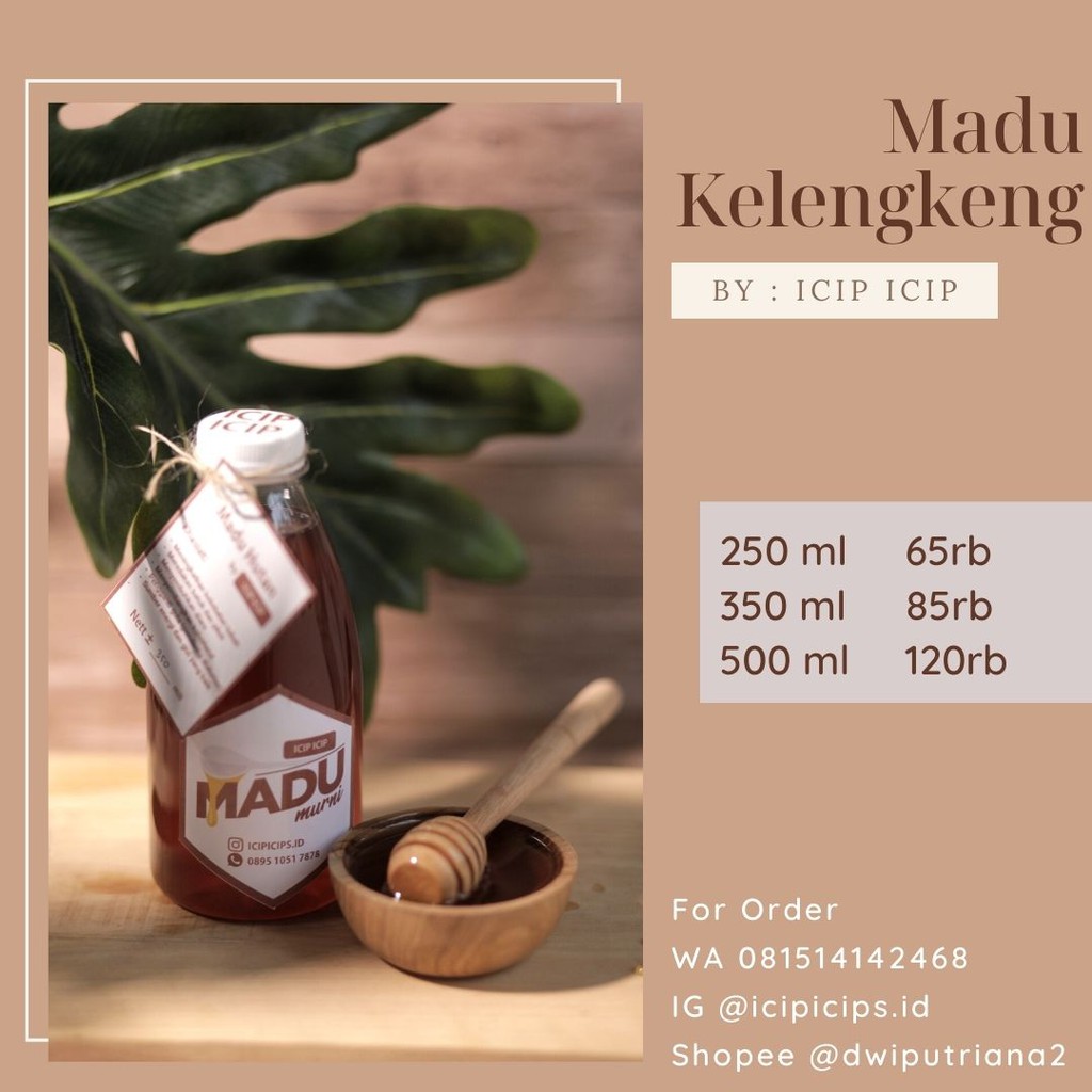 

MADU KELENGKENG / MADU MURNI / 250ml / 350ml / 500ml