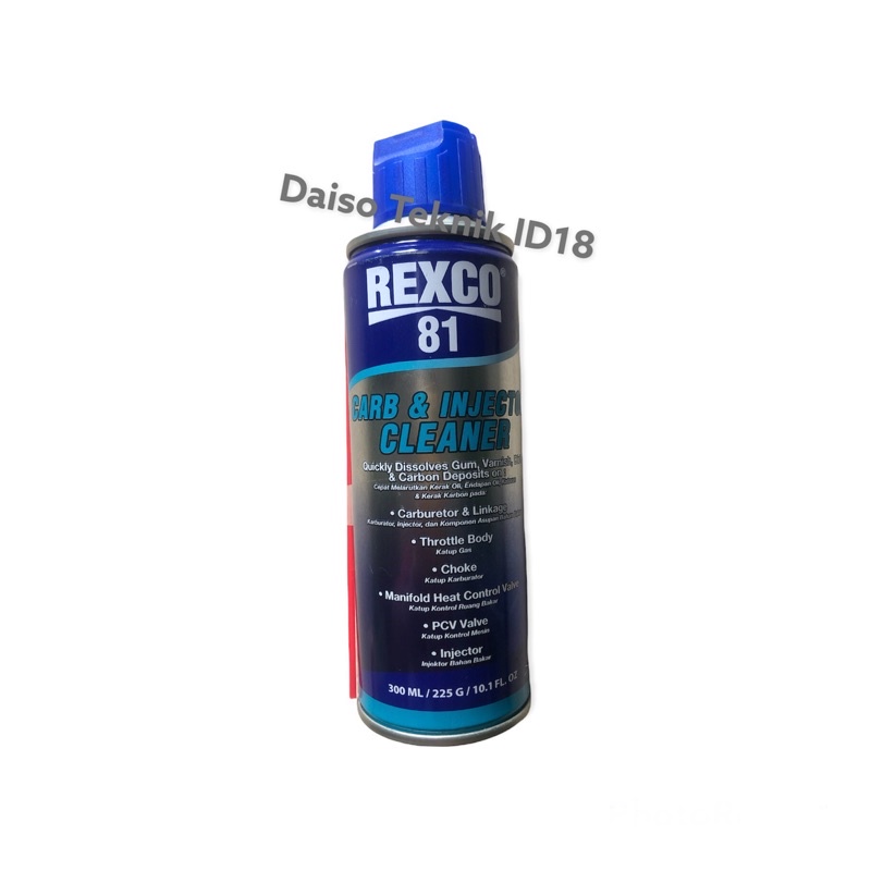 REXCO 81 pembersih Karburator dan Injektor Cleaner 300 ML