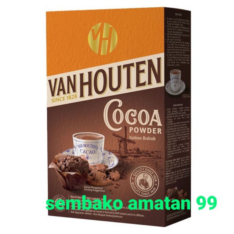 Van Houten Cocoa Powder 90 gram Coklat Bubuk Van Houten