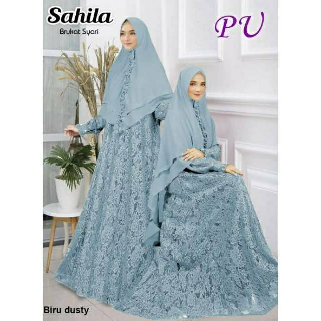 Gamis Pesta Muslimah Brukat Sahila Gamis Brukat Muslimah Pesta Kondanga