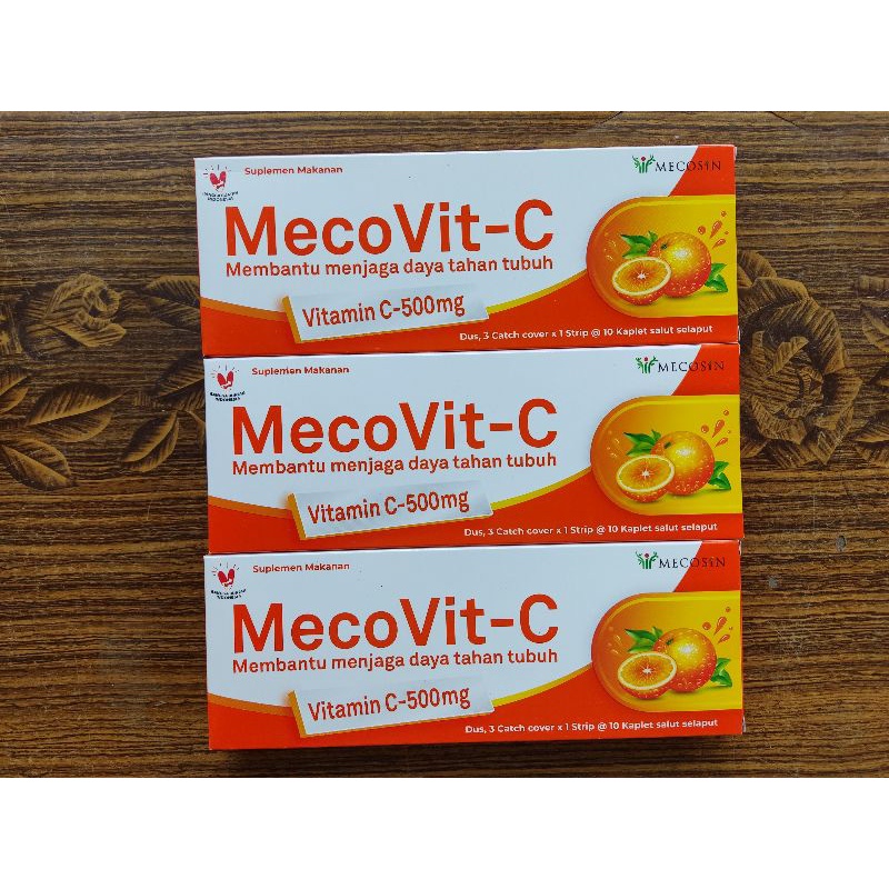 Mecovit C vitamin C 500mg (1box isi 30tablet)