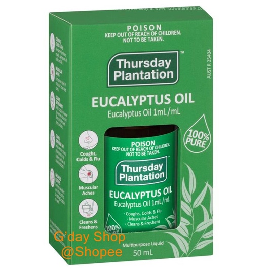 Thursday Plantation Australia 100% Pure Eucalyptus Oil - 50ml
