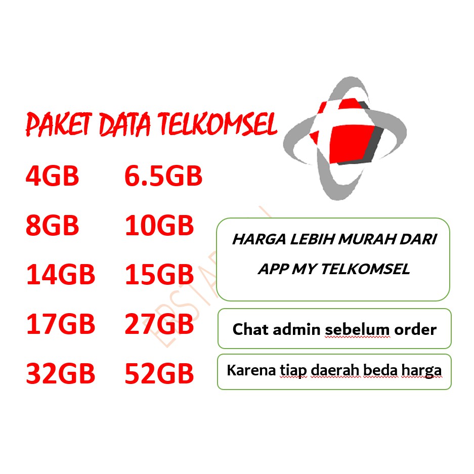 Promo Paket Data Telkomsel Simpati As Loop Paket Internet Telkomsel Flash Kuota Internet Shopee Indonesia