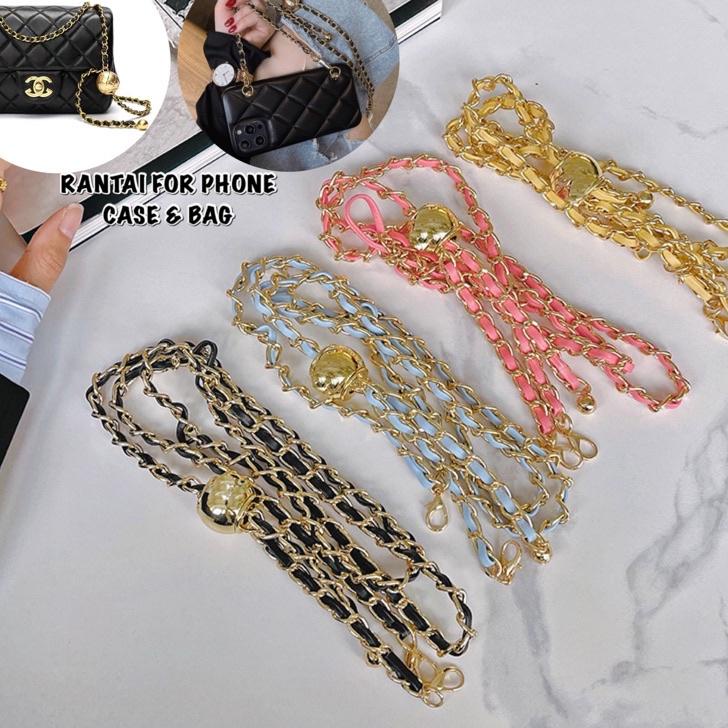 [KODE FJN] Tali Rantai CHAN*L Nagita Adjustable (TALI SLING TAS / CASING HP)