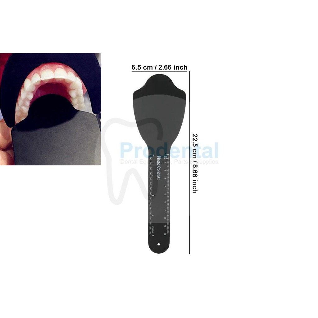 Dental Contraster Photography Black / Background Hitam Fotografi Gigi