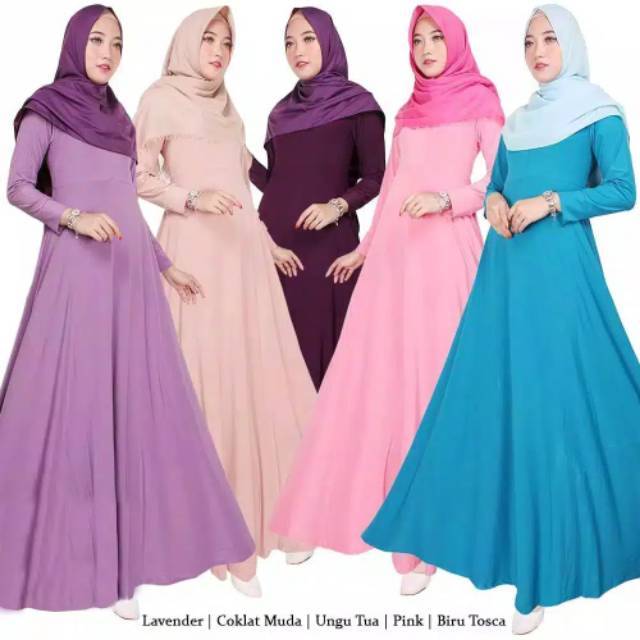 GAMIS JERSEY POLOS BUSUI PREMIUM / GAMIS JERSEY ADEM