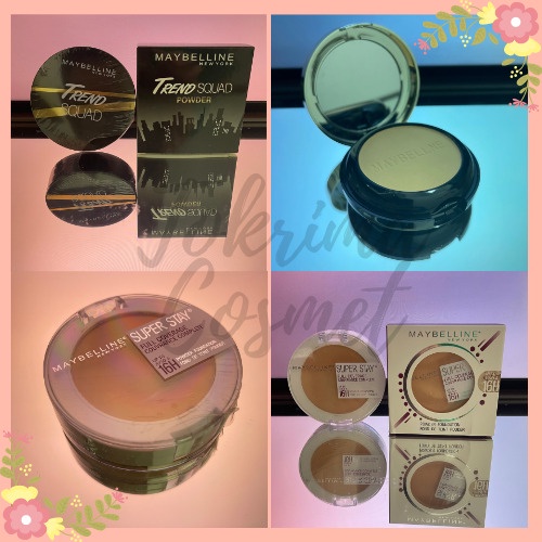 [LUSINAN] Bedak Compact (Basah + Kering) Mayb Trend Squad / Superstay  / TOKRIMACOSMET