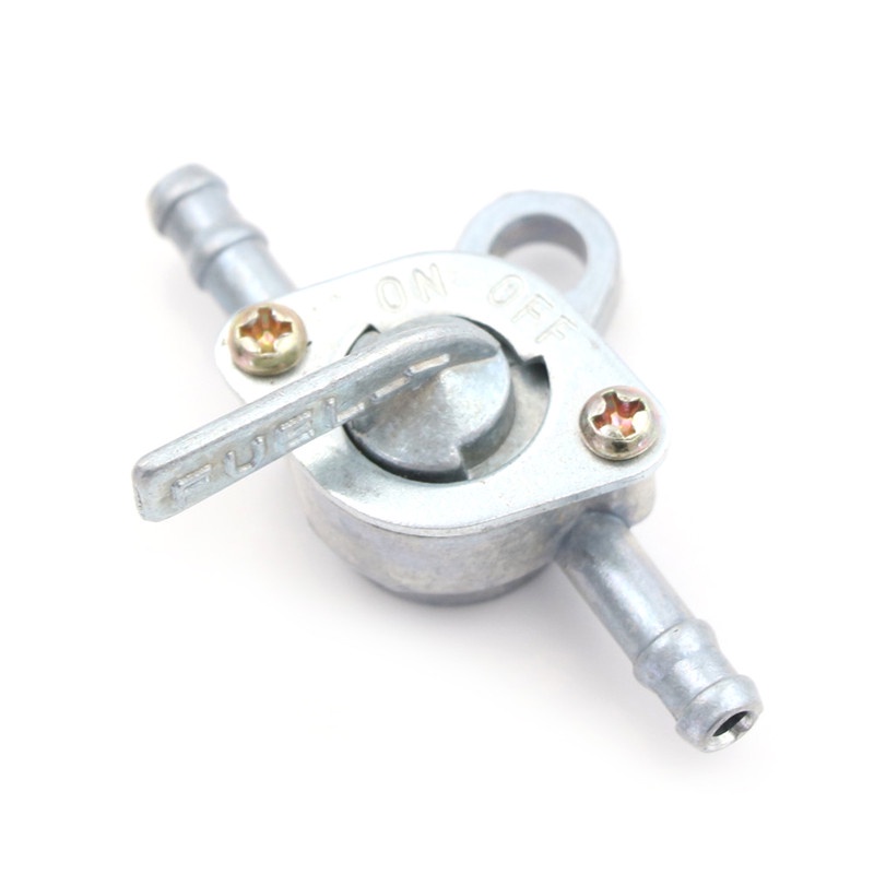 {LUCKID}Aluminium Inline Petrol Fuel Tap ON/OFF Switch 50cc 110cc 125cc Pit Dirt for Motorcycle Bike High Quality R06